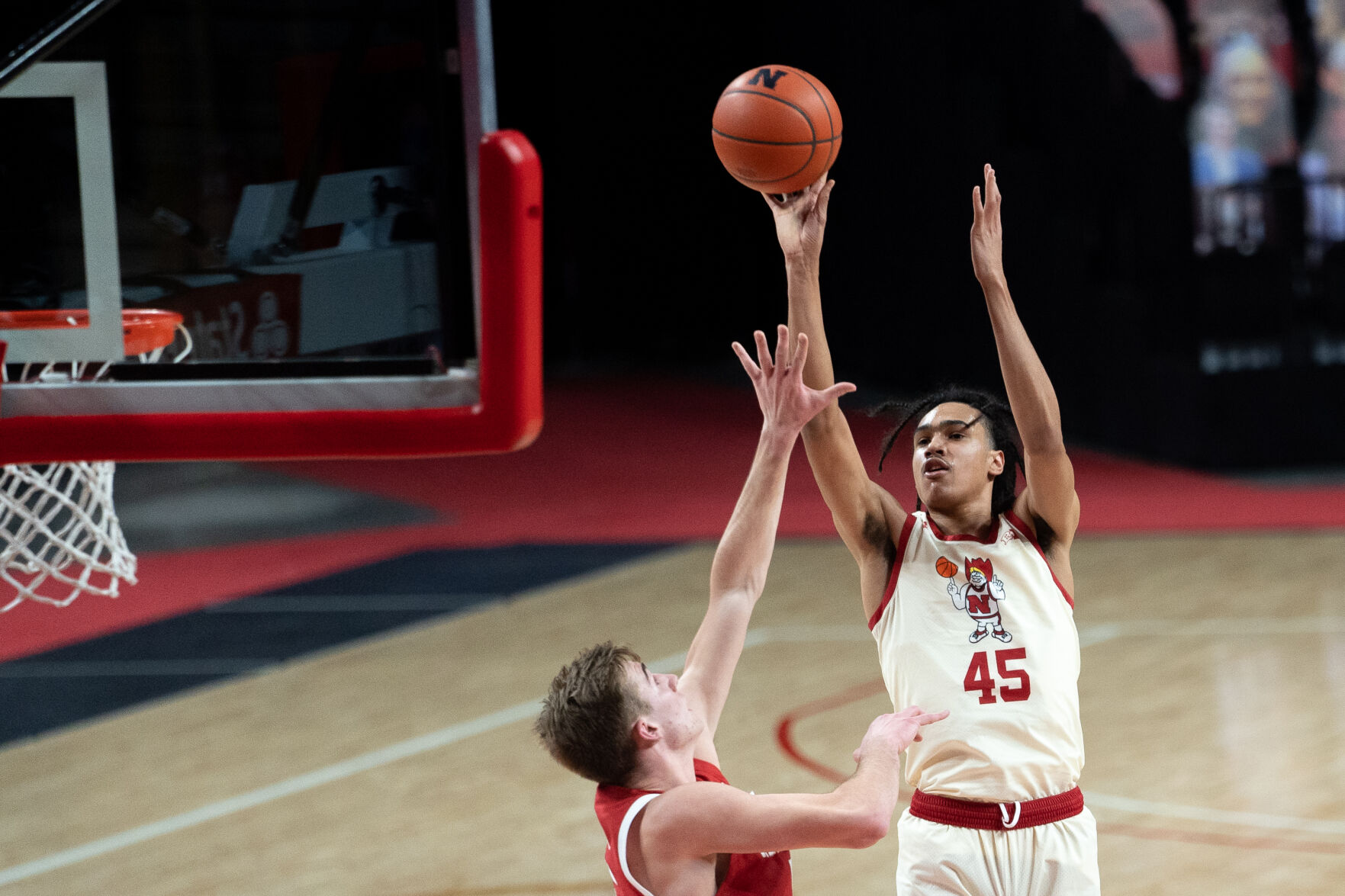 Nebraska Basketball vs. Wisconsin Photo No. 7